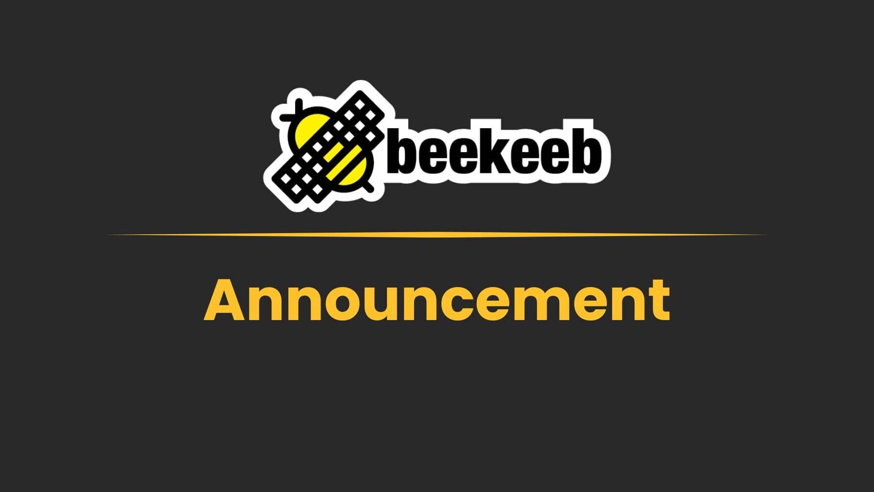 We’re addressing a rise in support inquiries from customers who bought through unauthorized AliExpress sellers using our photos, trademark and branding. These listings are not official beekeeb products, and we want to clarify our legitimate sales channels to keep our community informed and protected.