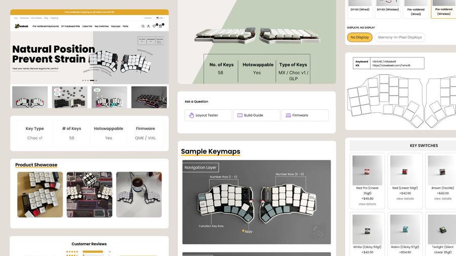 Fresh Look, Same Commitment: shop.beekeeb.com