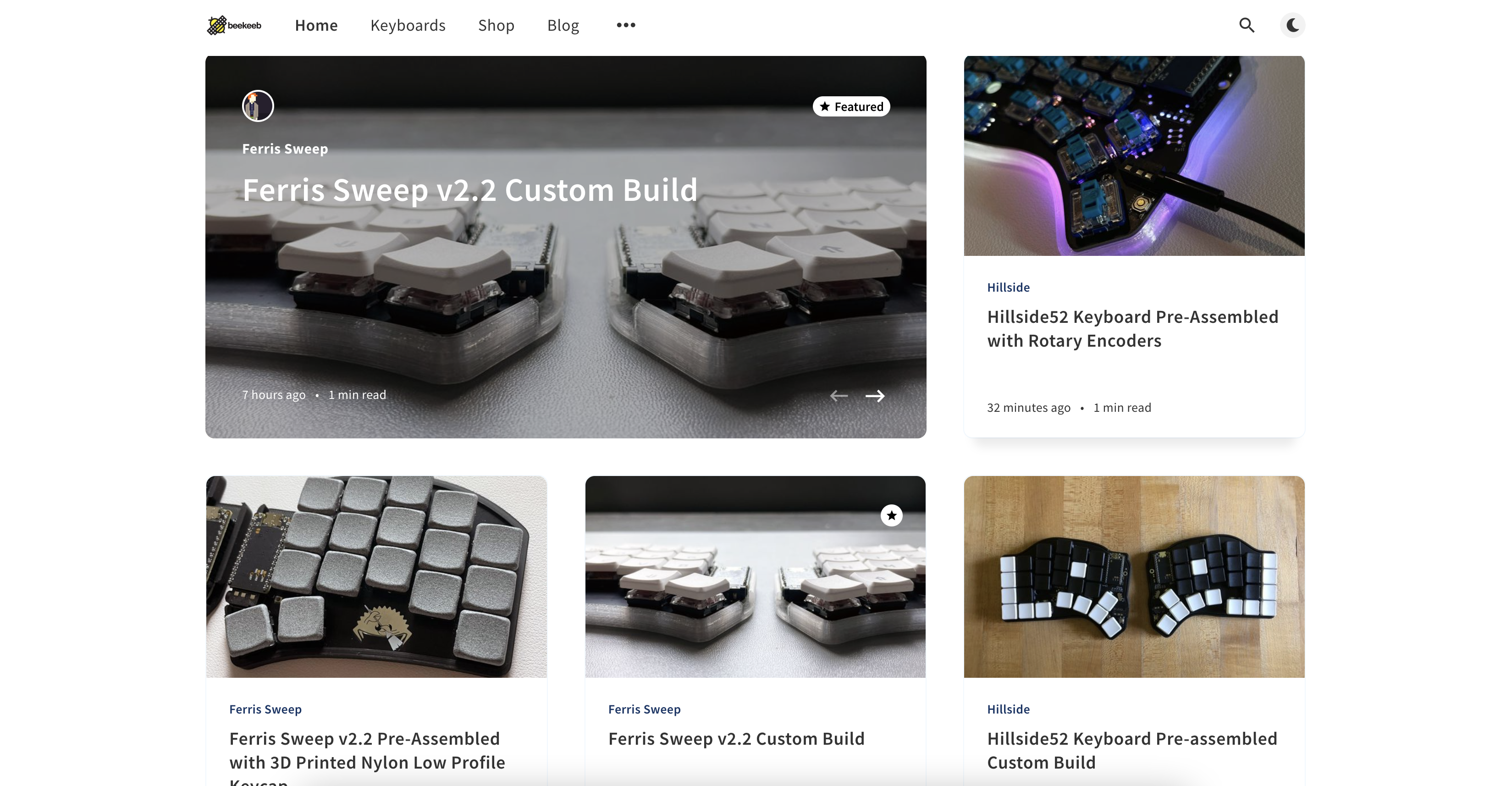 Launched a new site to showcase the custom build ideas from our customers
